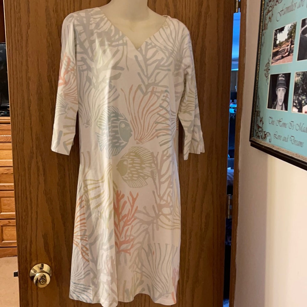 Size large gently worn swim cover up